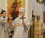 36-Предстоятель Белорусской Православной Церкви совершил Божественную литургию в Спасо-Евфросиниевском монастыре