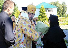 Епископ Бобруйский Серафим возглавил престольное торжество в Барколабовском женском монастыре