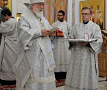 59-Предстоятель Белорусской Православной Церкви совершил Божественную литургию в Спасо-Евфросиниевском монастыре
