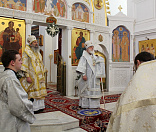 58-Предстоятель Белорусской Православной Церкви совершил Божественную литургию в Спасо-Евфросиниевском монастыре