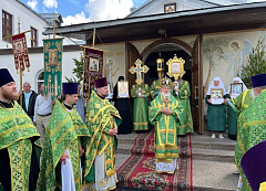 В Никольском монастыре Могилева отметили престольный праздник Онуфриевского храма