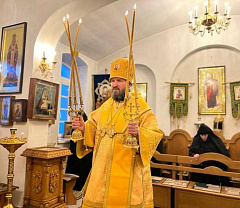 Епископ Друцкий Евсевий совершил Божественную литургию в Свято-Духовом женском монастыре города Витебска