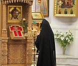 33-Предстоятель Белорусской Православной Церкви совершил Божественную литургию в Спасо-Евфросиниевском монастыре