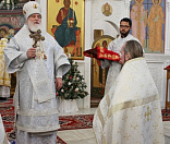 65-Предстоятель Белорусской Православной Церкви совершил Божественную литургию в Спасо-Евфросиниевском монастыре
