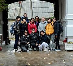 Иностранные студенты Гомельского медицинского университета посетили Никольский мужской монастырь