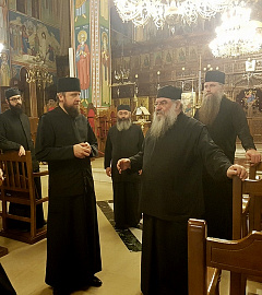 Председатель Синодального отдела по делам монастырей, епископ Лидский и Сморгонский Порфирий, посетил Лимассольскую митрополию Кипрской Православной Церкви