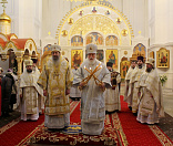 30-Предстоятель Белорусской Православной Церкви совершил Божественную литургию в Спасо-Евфросиниевском монастыре