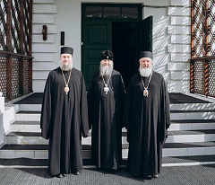 Жировичский монастырь посетили архипастыри из сопредельного государства