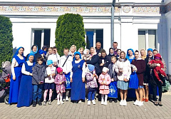 В Спасском женском монастыре Кобрина завершилась пасхальная благотворительная акция «Яичко ко Христову дню»