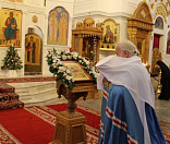 19-Предстоятель Белорусской Православной Церкви совершил Божественную литургию в Спасо-Евфросиниевском монастыре
