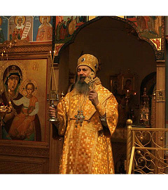 Архиепископ Феодосий совершил Божественную литургию в Березвечском женском монастыре