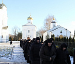 74-Предстоятель Белорусской Православной Церкви совершил Божественную литургию в Спасо-Евфросиниевском монастыре
