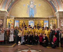 В рамках Белорусских Рождественских чтений в Елисаветинском монастыре Минска была совершена миссионерская Божественная литургия с пояснениями [+ВИДЕО]