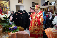 В Тихвинском монастыре Гомеля отметили престольный праздник домовой церкви блаженной Матроны Московской