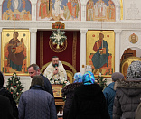 50-Предстоятель Белорусской Православной Церкви совершил Божественную литургию в Спасо-Евфросиниевском монастыре