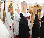 67-Предстоятель Белорусской Православной Церкви совершил Божественную литургию в Спасо-Евфросиниевском монастыре