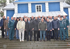 В Спасо-Преображенском монастыре агрогородка Хмелево состоялась встреча с ветеранами и спасателями Брестчины