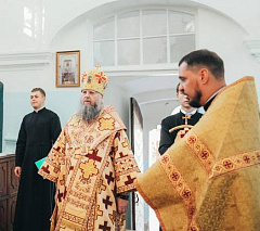 16 сентября в Жировичском монастыре совершили благодарственный молебен в связи с 55-летием со дня рождения Патриаршего Экзарха всея Беларуси