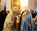 15-Предстоятель Белорусской Православной Церкви совершил Божественную литургию в Спасо-Евфросиниевском монастыре