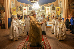 В Рождественские дни архиепископ Брестский Иоанн посетил Спасо-Преображенский монастырь в Хмелево