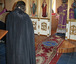8-Пустынский Успенский мужской монастырь. Визит епископа Порфирия. 10 апреля 2016 г.