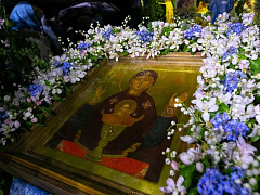 На мужском подворье Минского Елисаветинского монастыря встретили престольный праздник