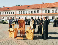 В Жировичском монастыре состоялся молебен  для сотрудников районных отделов ГАИ
