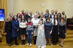 XI фестиваль семейного самодеятельного творчества «Рождественские колыбельные» провел Никольский мужской монастырь в Гомеле