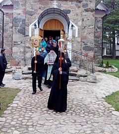  День празднования иконы Божией Матери «Скоропослушница» в Свято-Зосимо-Савватиевском  мужском монастыре
